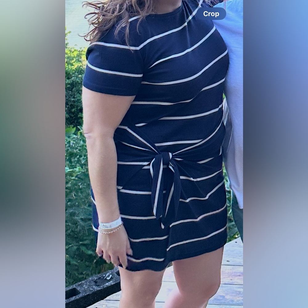 Club Monaco Faux Wrap Mini Dress - Picture 4 of 4